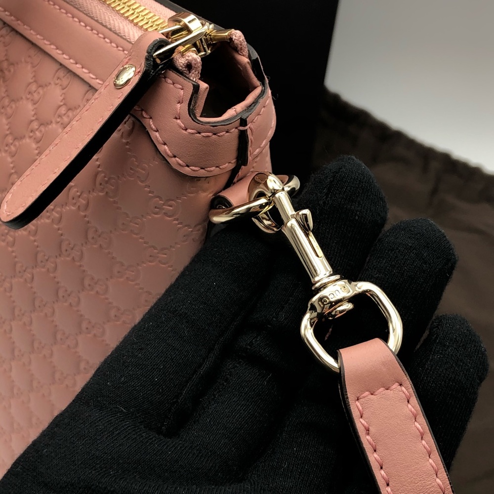 GUCCI IndiPink GG Medium Tote Shoulder Bag - Picture 5 of 8